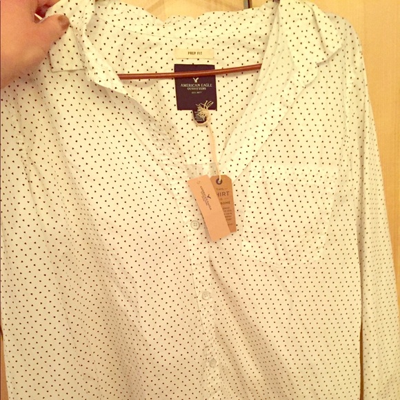 American Eagle Outfitters Tops - American Eagle prep fit button-up blouse American Eagle Outfitters Tops - American Eagle prep fit button-up blouse